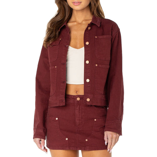 Roxy Women's Reel Life Button-Up Jacket 1