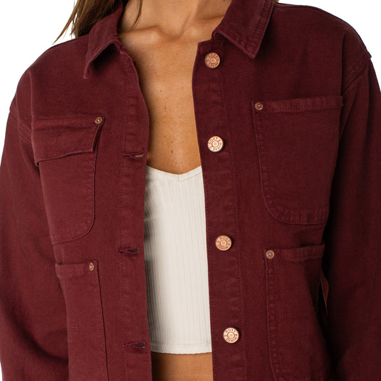 Roxy Women's Reel Life Button-Up Jacket 4