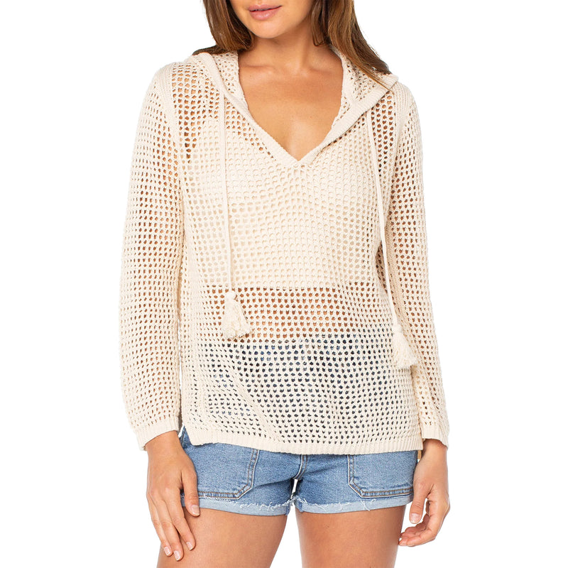 Load image into Gallery viewer, Roxy Women's Summer Nights Tunic Hooded Sweater 1
