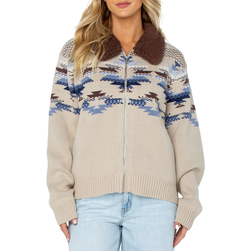 Load image into Gallery viewer, Roxy Women's Wildwood Zip-Up Sweater 1
