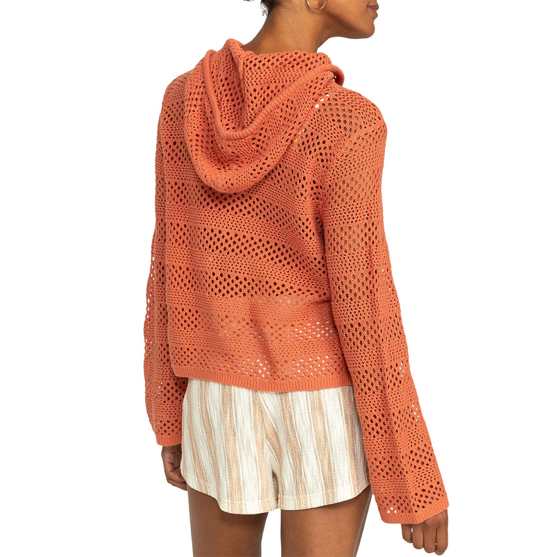 Load image into Gallery viewer, Roxy Women's After Beach Break II Hooded V-Neck Sweater 2
