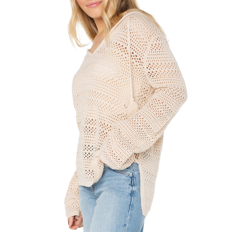 Load image into Gallery viewer, Roxy Women's Hippie Love Hooded V-Neck Sweater 4
