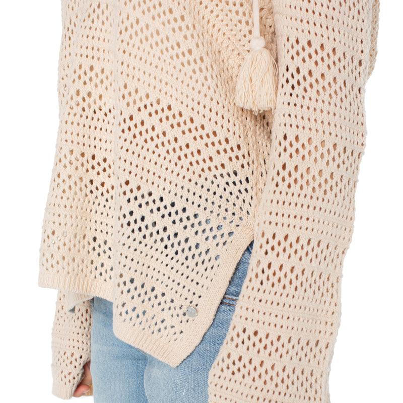 Load image into Gallery viewer, Roxy Women's Hippie Love Hooded V-Neck Sweater 5
