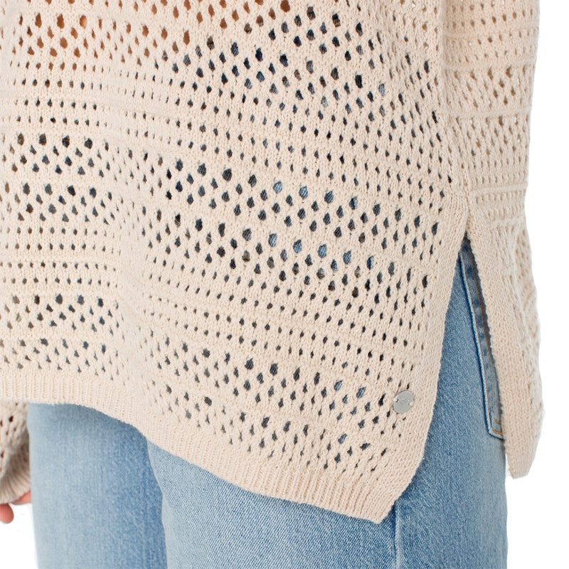 Load image into Gallery viewer, Roxy Women's Hippie Love Hooded V-Neck Sweater 6
