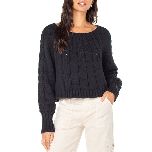 Roxy Women's Day Dream Boat Neck Sweater 1