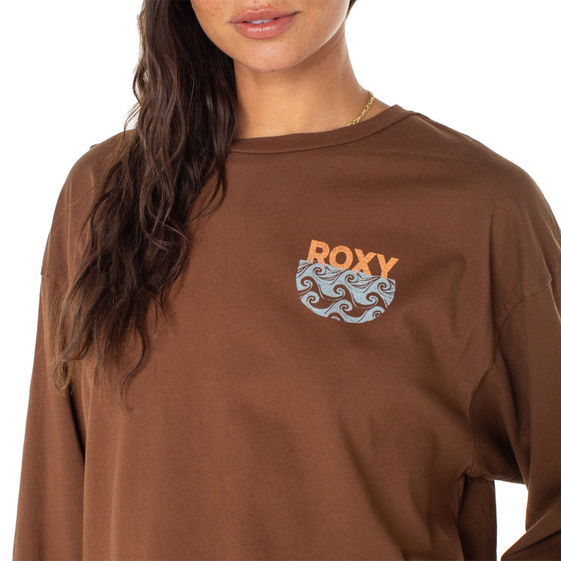 Load image into Gallery viewer, Roxy Women's Chasing Sunsets Olst Long Sleeve T-Shirt 4
