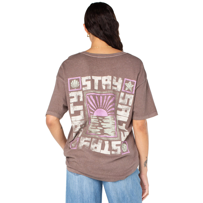 Load image into Gallery viewer, Roxy Women's Stay Salty GBFC T-Shirt 2
