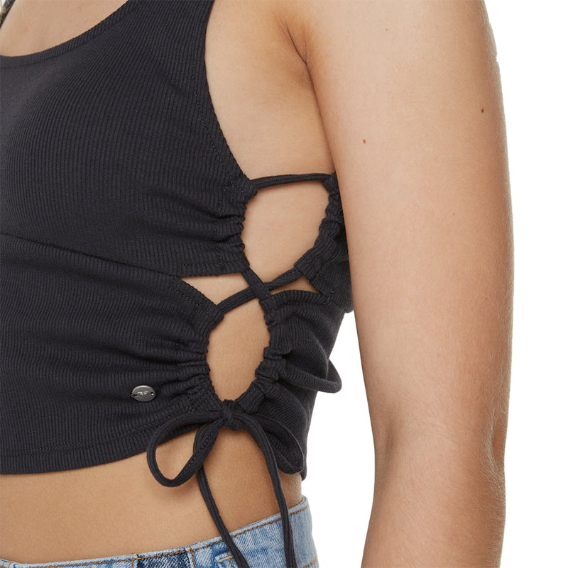 Load image into Gallery viewer, Roxy Women's Surf Stoked Crop Tank Top 5
