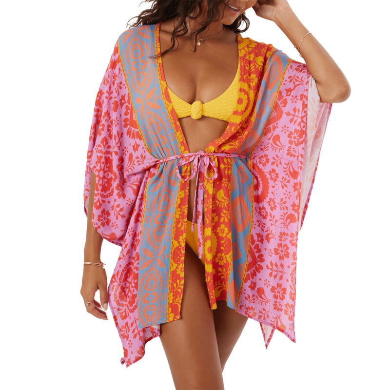 Load image into Gallery viewer, Roxy Women's Wanderer Cover-Up Kimono Top 1
