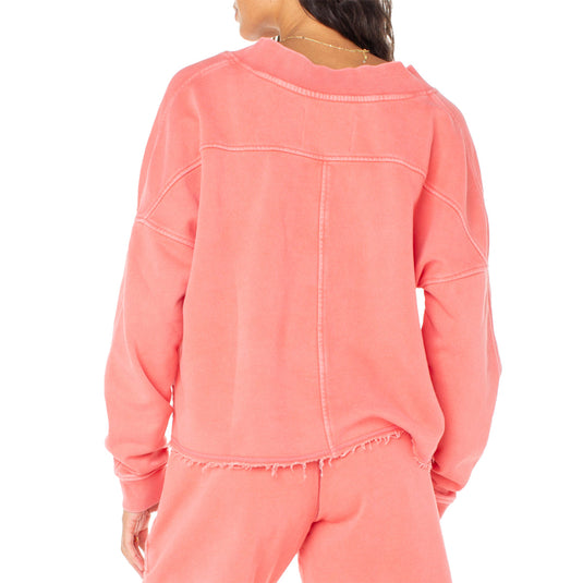 Roxy Women's Lowland V-Neck Sweatshirt 4