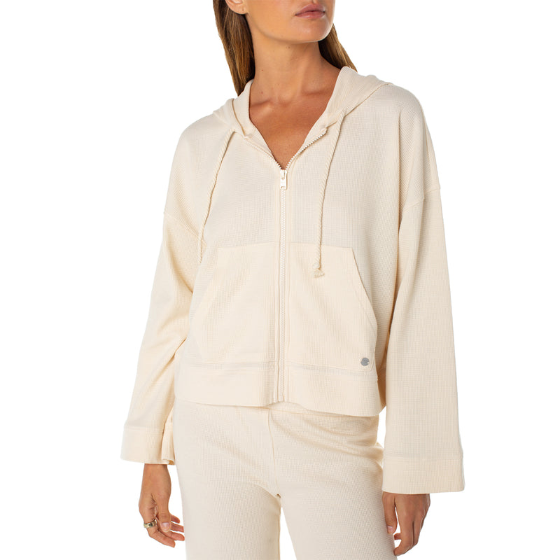 Load image into Gallery viewer, Roxy Women's Salty Daydreams Zip-Up Hoodie 1
