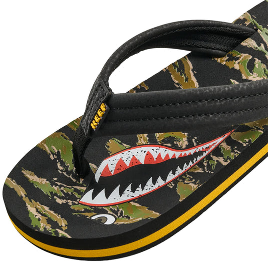 REEF Youth Kids Ahi Sandals - Tiger Shark 4