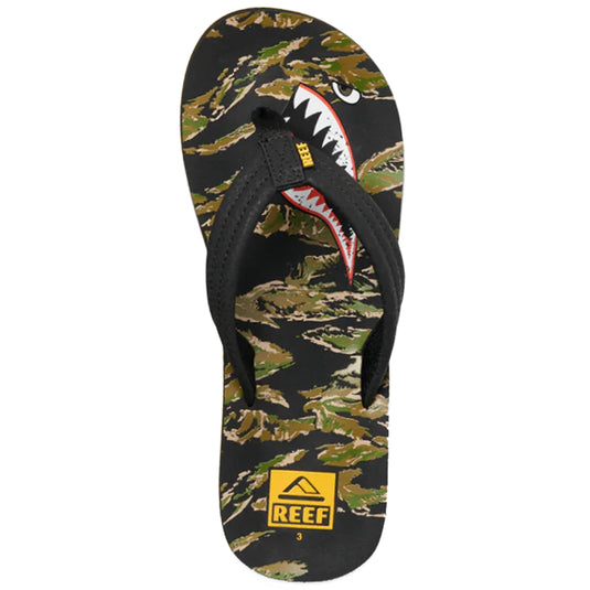 REEF Youth Kids Ahi Sandals - Tiger Shark 1