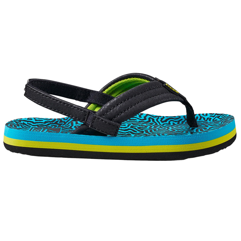 Load image into Gallery viewer, REEF Youth Little Ahi Sandals - Blue Coral 2
