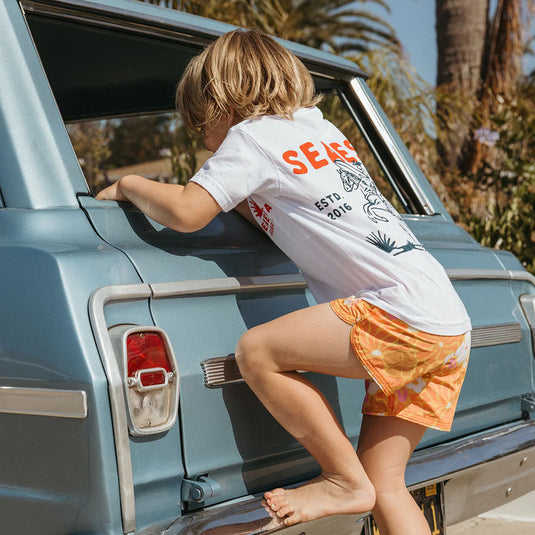 Seaesta Surf Youth Fleurs Boardshorts 6
