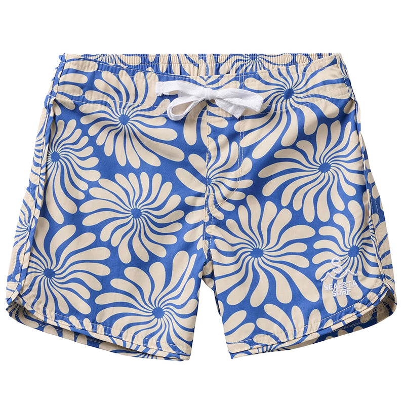 Load image into Gallery viewer, Seaesta Surf Youth Wavy Flowers Boardshorts 1
