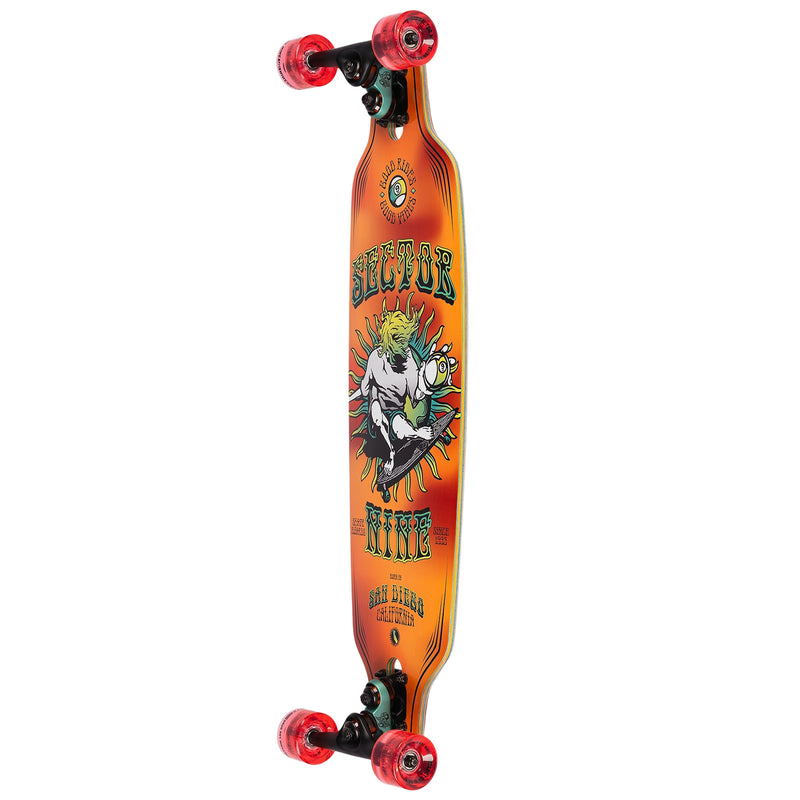 Load image into Gallery viewer, Sector 9 9er Mini Fractal 34" Skateboard Complete 3
