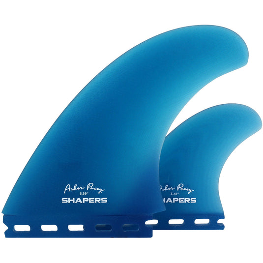 Shapers Asher Pacey Single Tab Twin + 1 Fin Set - 5.59" 1