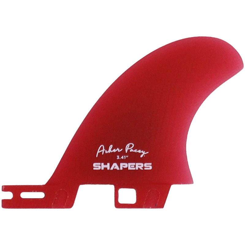 Load image into Gallery viewer, Shapers Asher Pacey Double Tab Twin + 1 Fin Set - 5.59" 12
