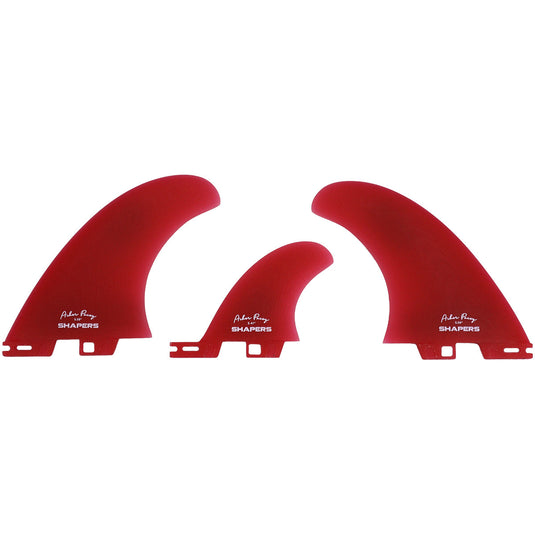 Shapers Asher Pacey Double Tab Twin + 1 Fin Set - 5.59" 10