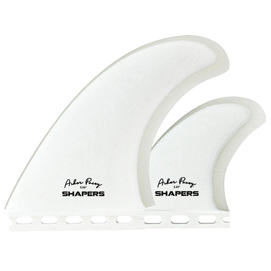 Shapers Asher Pacey Single Tab Twin + 1 Fin Set - 5.59" 5