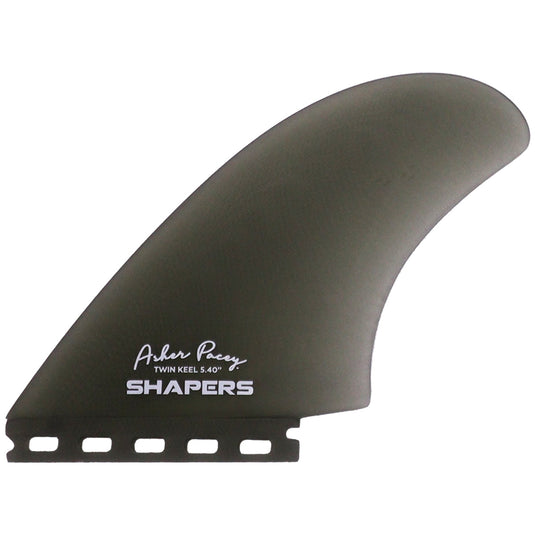 Shapers Asher Pacey Single Tab Keel Twin Fin Set - 5.40" 1