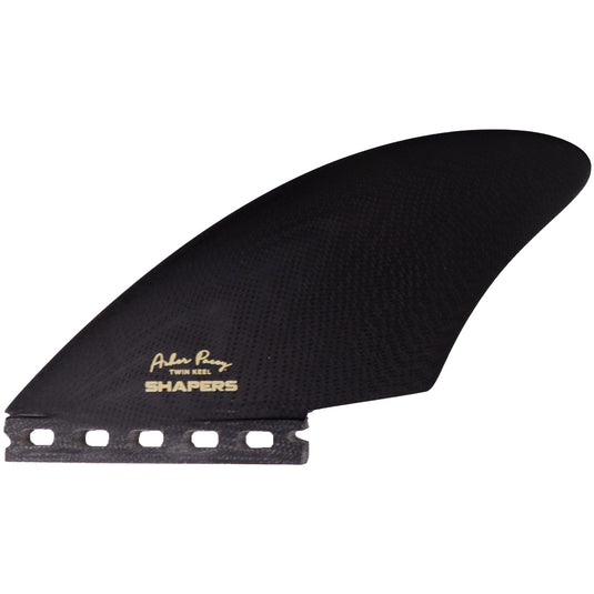 Shapers Asher Pacey Single Tab Keel Twin Fin Set - 5.40" 4