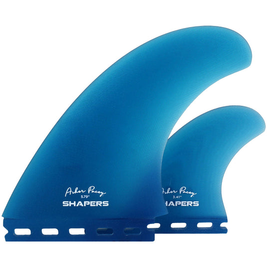 Shapers Asher Pacey Single Tab Twin + 1 Fin Set - 5.79" 1