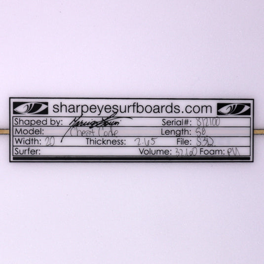 Sharp Eye Cheat Code 5'8 × 20 × 2.65 Surfboard 4