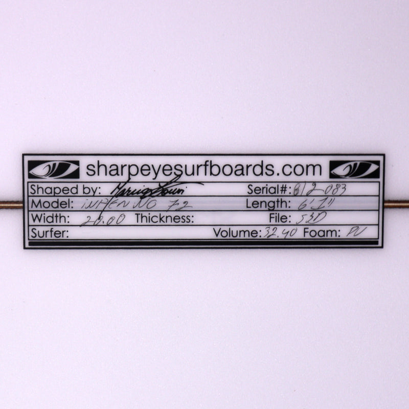Load image into Gallery viewer, Sharp Eye Inferno 72 6'1 × 20 × 2 ⅝ Surfboard 4

