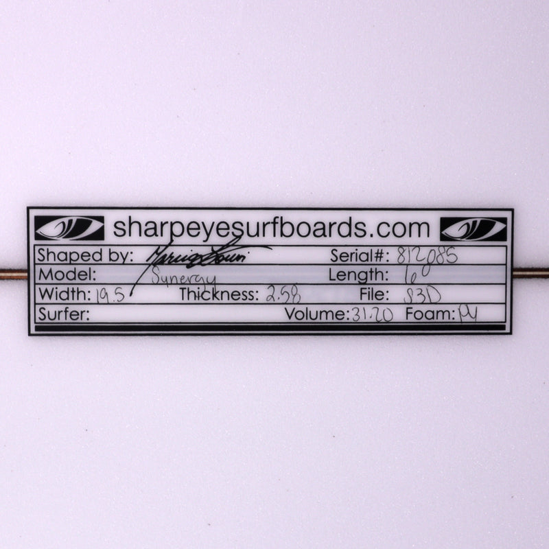 Load image into Gallery viewer, Sharp Eye Synergy 6'0 × 19 ½ × 2.58 Surfboard 4
