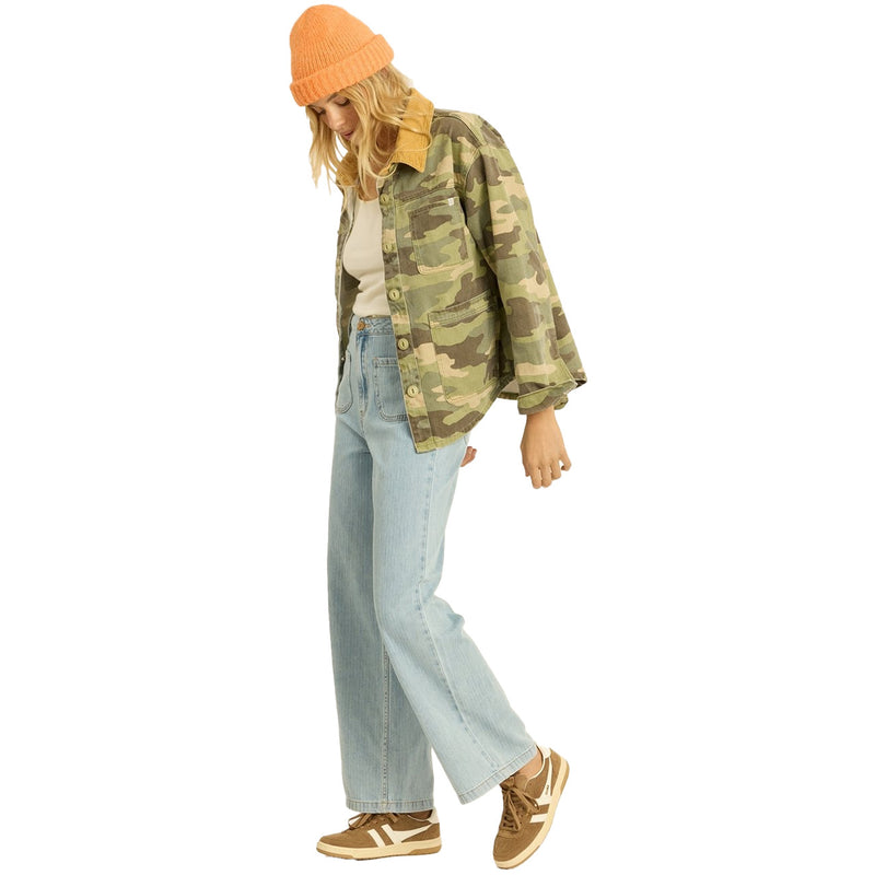 Load image into Gallery viewer, Sisstr Women's Kickin' It Button-Up Denim Jacket 3
