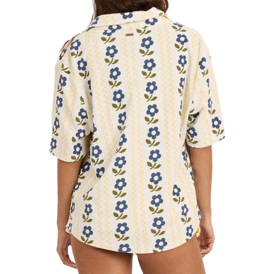 Sisstr Women's Beach Treasures Short Sleeve Button-Up Shirt 2