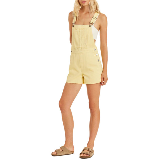 Sisstr Women's Salty Days Denim Shortfall Overalls