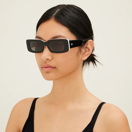 Sito Electro Vision Polarized Sunglasses - Black White/Iron Gray 5