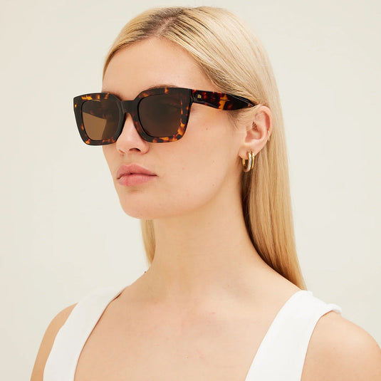 Sito Women's Harlow Polarized Sunglasses - Maple Tortoise/Brown 6