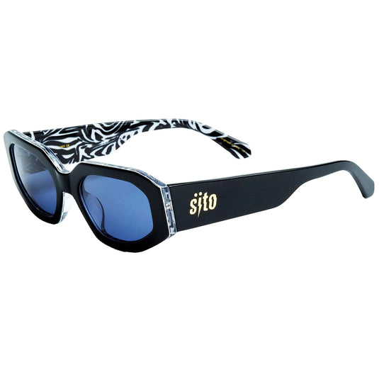 Sito Juicy Polarized Sunglasses - Black Safari/Iron Gray 1