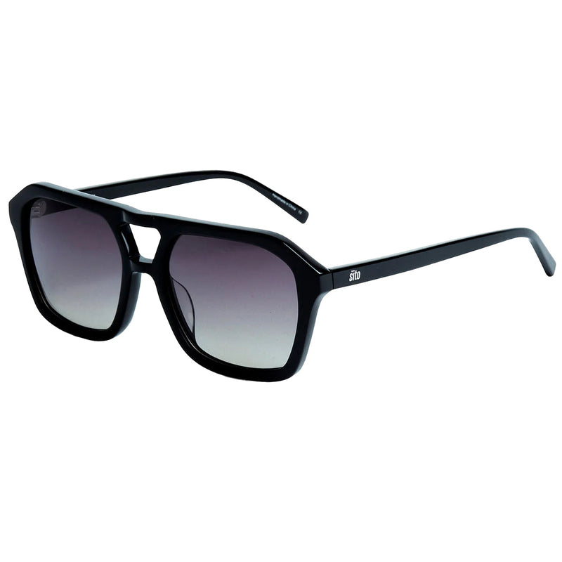 Load image into Gallery viewer, Sito The Void Polarized Sunglasses - Black/Iron Gray 1
