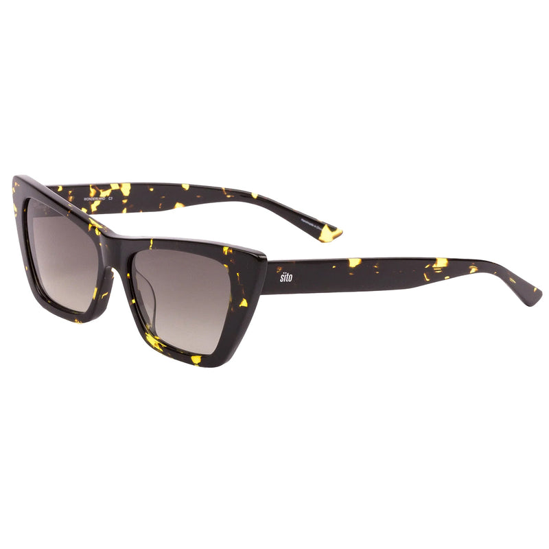 Load image into Gallery viewer, Sito Women's Wonderland Polarized Sunglasses - Limeade Tortoise/Horizon 1

