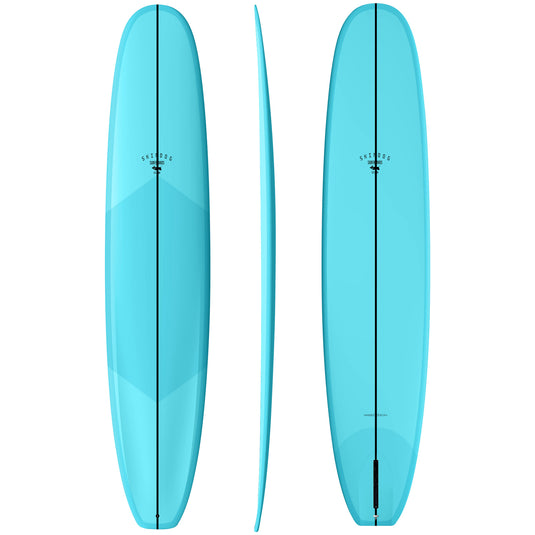 Skindog Dynamic Double Scoop Thunderbolt Silver Surfboard 8