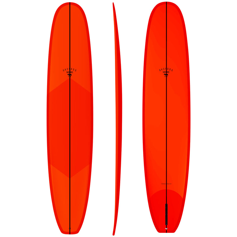 Load image into Gallery viewer, Skindog Dynamic Double Scoop Thunderbolt Silver Surfboard 4
