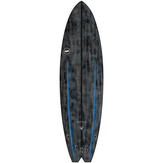 Skindog Hydroplane Thunderbolt Black Surfboard 2