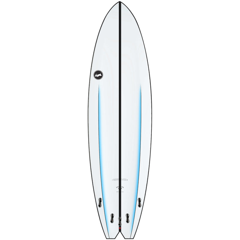 Load image into Gallery viewer, Skindog Hydroplane Thunderbolt Red Surfboard 2
