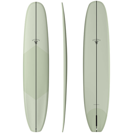 Skindog OG Double Scoop Thunderbolt Silver Surfboard 8