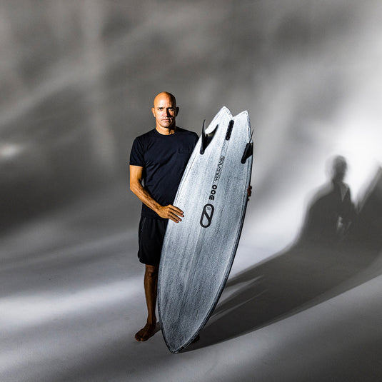 Slater Designs Great White Twin I-Bolic Volcanic 5'10 × 19 15/16 × 2 ⅝ Surfboard 5