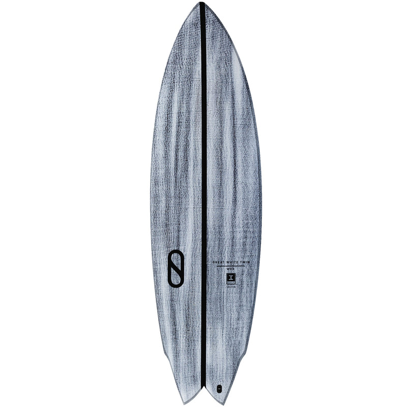 Load image into Gallery viewer, Slater Designs Great White Twin I-Bolic Volcanic Surfboard 1
