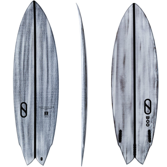 Slater Designs Great White Twin I-Bolic Volcanic Surfboard 4