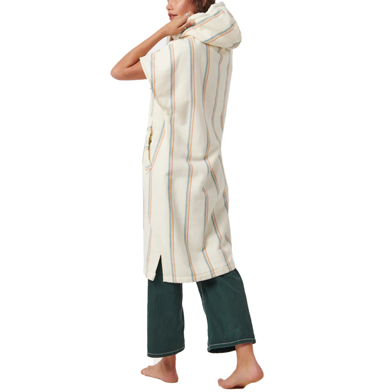 Load image into Gallery viewer, Slowtide Baja Stripe Fouta Hooded Changing Poncho 8
