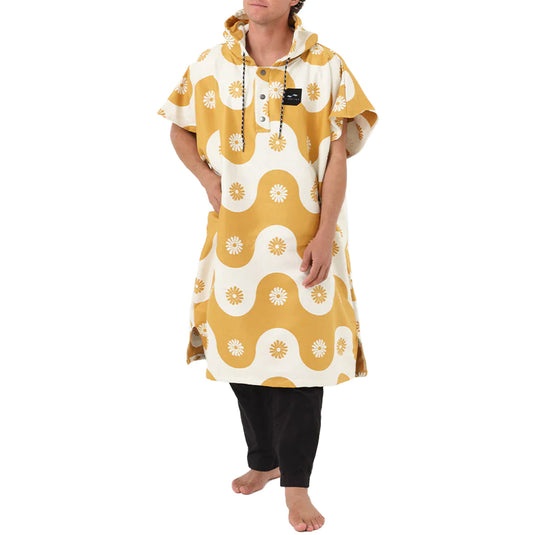Slowtide Botanical Waves Performance Quick-Dry Hooded Changing Poncho 1
