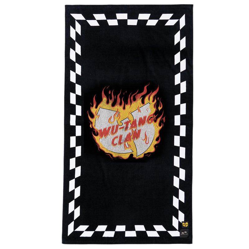 Load image into Gallery viewer, Slowtide Blocks On Fire Beach Towel 1
